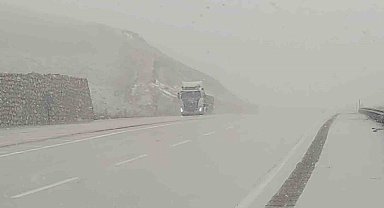 Van'da Nisan karı yağmaya devam ediyor