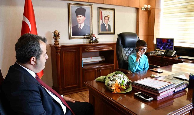 Vezirköprü'de makamlar çocuklara emanet edildi