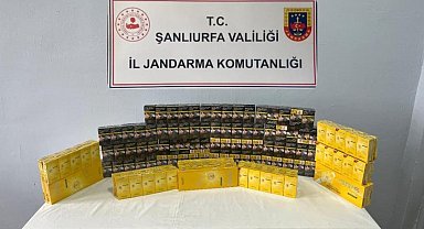 Viranşehir'de 2 bin 816 paket gümrük kaçağı sigara ele geçirildi