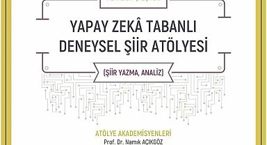 Yapay Zeka tabanlı şiir atölyesi başlıyor
