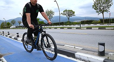 Yenilenen bisiklet yolu öğrencilerden tam not aldı