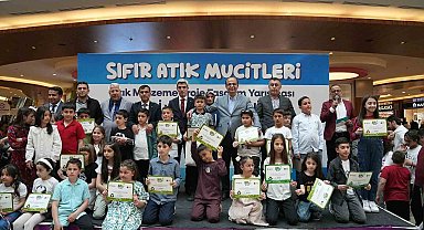 Yeşilyurt'ta çevre için yarıştılar, geleceğe umut oldular