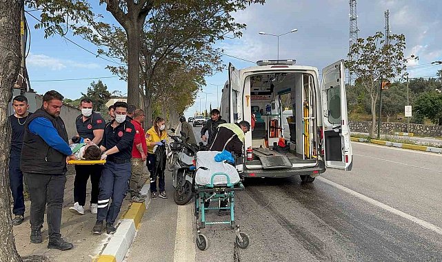 Yola dökülen yağ sebebiyle 2 motosikletli kaza yaptı