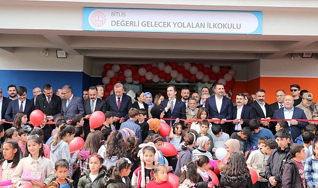 Yolalan'da ilkokul binası ve 112 Acil Komuta Merkezi hizmete açıldı