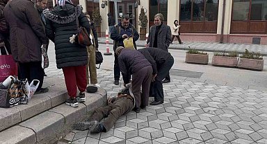 Yolda yürürken kalp krizi geçiren şahıs hayatını kaybetti