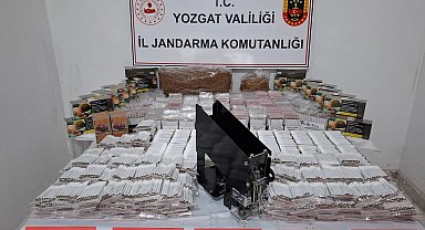 Yozgat'ta 19 bin 800 makaron ele geçirildi
