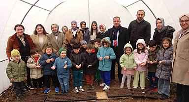 Yozgat'ta ata tohumları ana okulunda toprakla buluştu