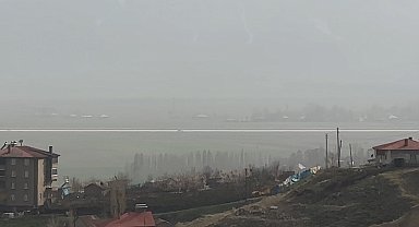 Yüksekova'da toz bulutu