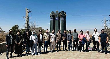 Yüksekovalı grup Tebriz'in tarihi alanlarını gezdi