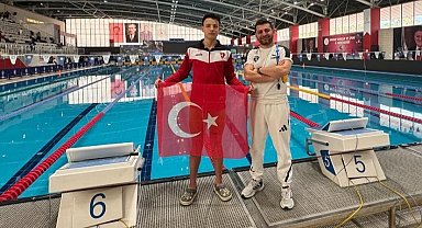 Yüzmede altın madalya Denizli'nin oldu