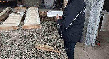 Zabıtadan fırınlara hijyen ve gramaj denetimi