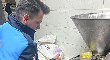 Zabıtadan merdiven altı imalathaneye baskın