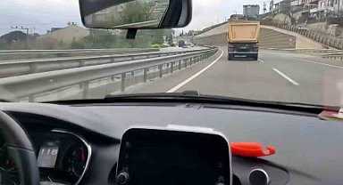 139 kilometre hızla giden otomobilin bile yetişemediği kamyona 12 bin lira ceza