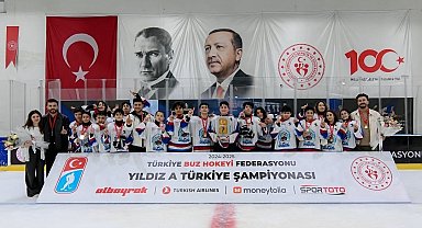 2024-2025 Sezonu Buz Hokeyi U14 Yıldız A Türkiye Şampiyonu Samsun Takımı oldu
