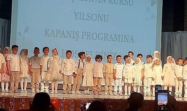 4-6 Yaş Kur'an Kursu yıl sonu kapanış programı gerçekleştirildi