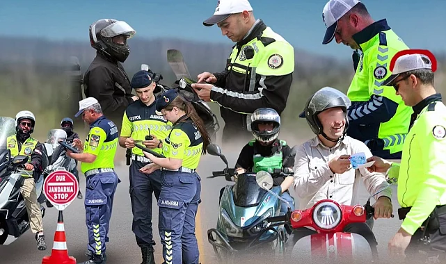5,5 ayda 'kask'tan 475 bin sürücüye işlem!