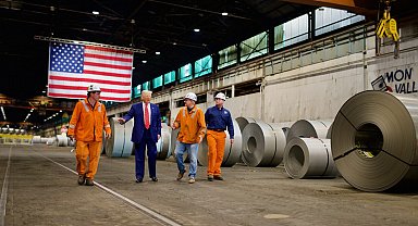 ABD Başkanı Trump: "Çelik ve alüminyum ithalatına uygulanan gümrük vergisi oranı yüzde 25'ten yüzde 50'ye çıkarılacak"