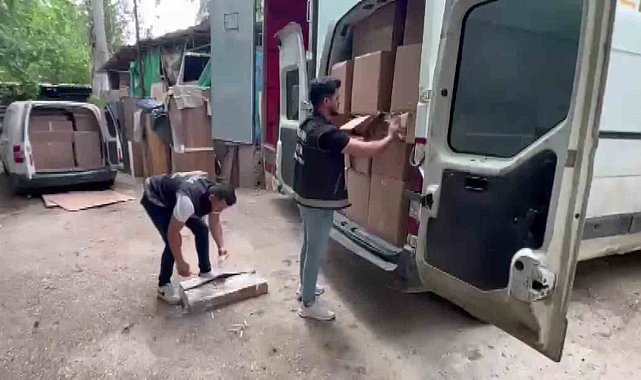 Adana'da 39 milyon TL'lik kaçakçılık operasyonu