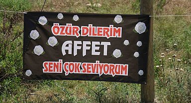 Adana'da gizemli 'özür dilerim affet seni çok seviyorum' ilanı