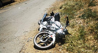 Adıyaman'da, motosiklet devrildi: 1 yaralı