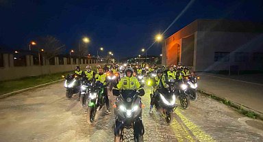 Afyonkarahisar'da motosiklet sürücülerine güvenli sürüş eğitimi verildi