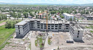 Ağrı İl Emniyet Müdürlüğü yeni hizmet binası inşaatı hızla sürüyor