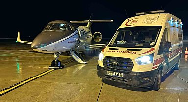 Ağrı'da kalp hastası yeni doğan bebek ambulans uçakla Ankara'ya sevk edildi