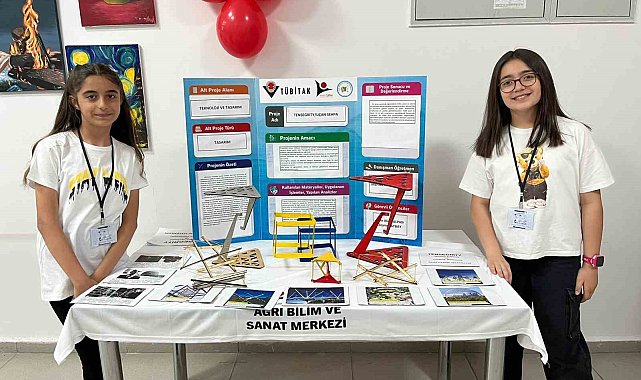 Ağrı'da öğrenciler TÜBİTAK desteğiyle bilimsel projelerini sergiliyor