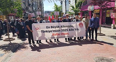 Aile Haftası kutlamaları yürüyüş ile başladı