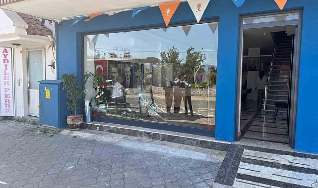 AK Parti Fethiye İlçe Başkanlığı'na saldıran şüpheli tutuklandı