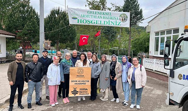 Akademi öğretmenleri Armutalan'da atölye ziyareti yaptı