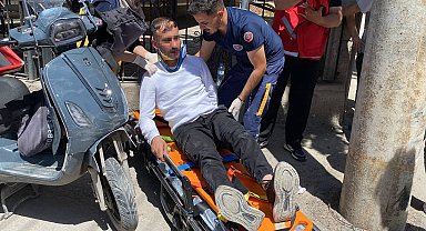 Aksaray'da motosiklet ile otomobil çarpıştı: 1 yaralı