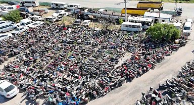 Aksaray'da usulsüz 3 bin motosiklet trafikten men edildi