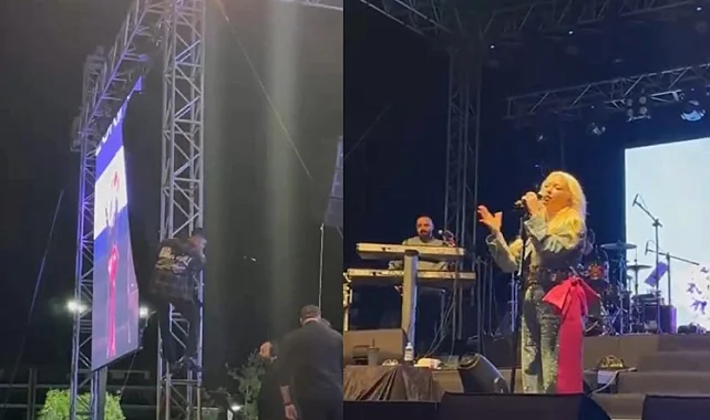 Aksaray'da Ece Seçkin rüzgarı; Örümcek adam gibi tırmandı!