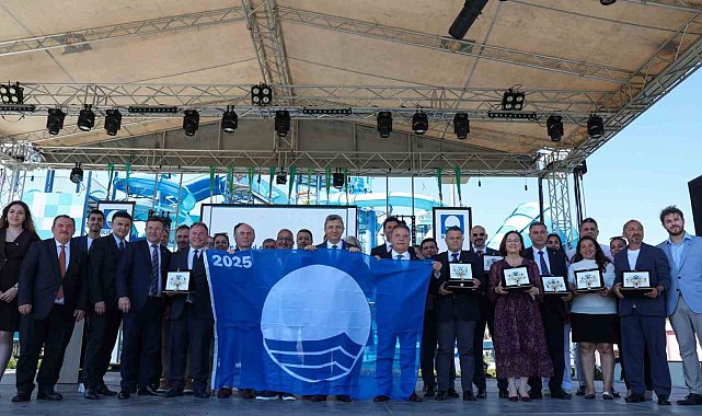 Alanya'da sürdürülebilir mavi çalışmaları mavi bayrak ödülleri ile taçlandı