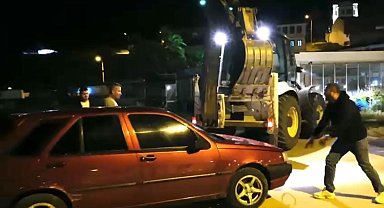 Alkollü sürücü, sahili bir birine kattı