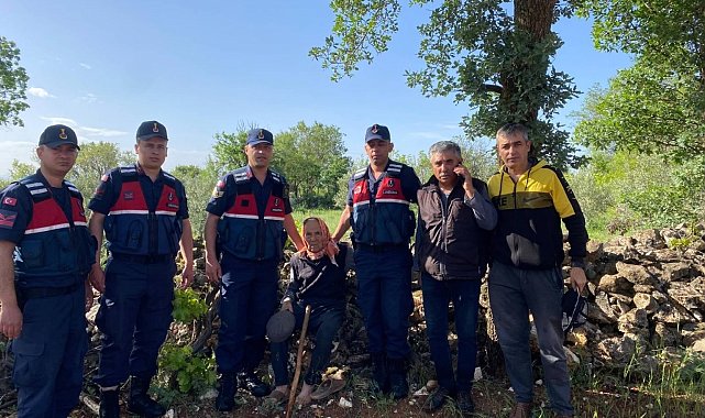 Alzheimer hastası kayıp şahsı jandarma buldu