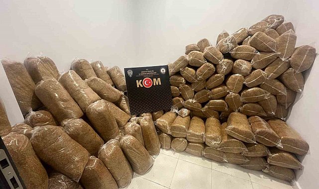 Amasya'da 1 ton 240 kilo kıyılmış tütün ele geçirildi, 1 gözaltı