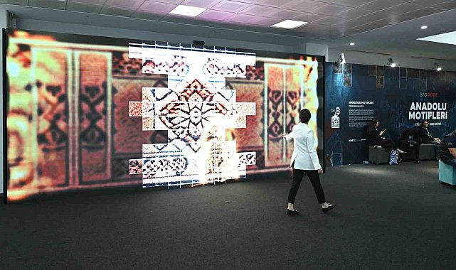 Anadolu motiflerini yapay zeka ile buluşturan sergi HOMETEX'te