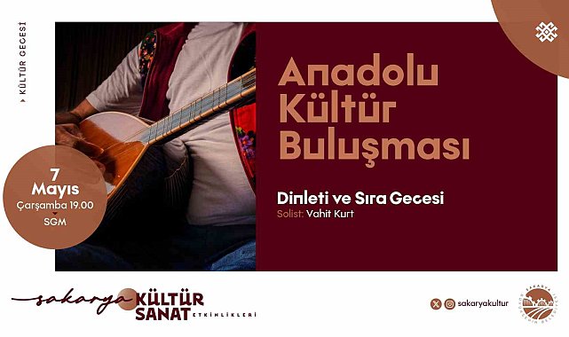 Anadolu türküleri SGM'de yankılanacak