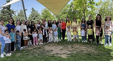 Anneler ve çocuklar doyasıya eğlendi