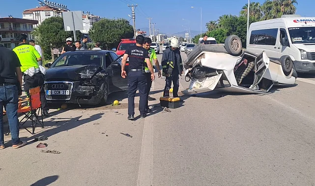 Antalya Finike'de trafik kazası: 1 yaralı