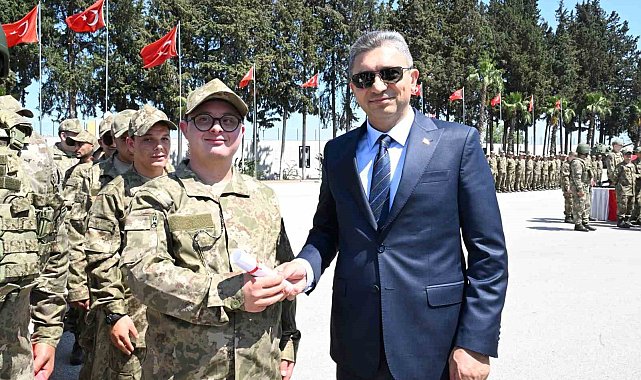 Antalya'da 52 özel birey askerlik gurunu yaşadı