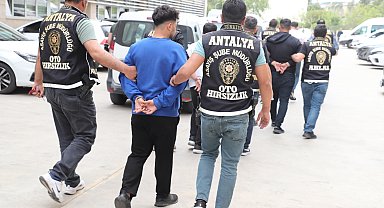 Antalya'da son 1 haftada 213 şahıs tutuklandı