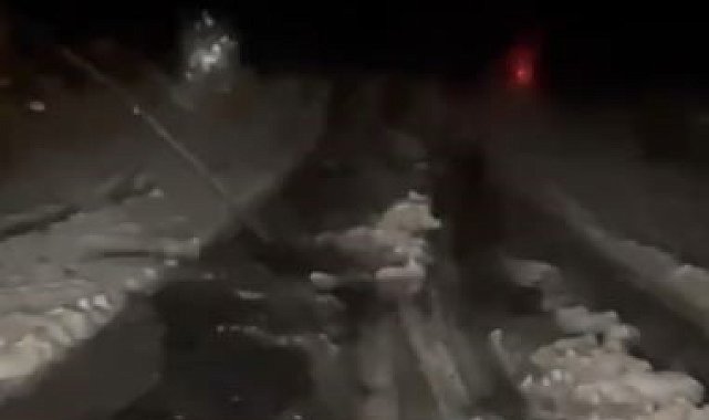 Ardahan'da dolu etkili oldu