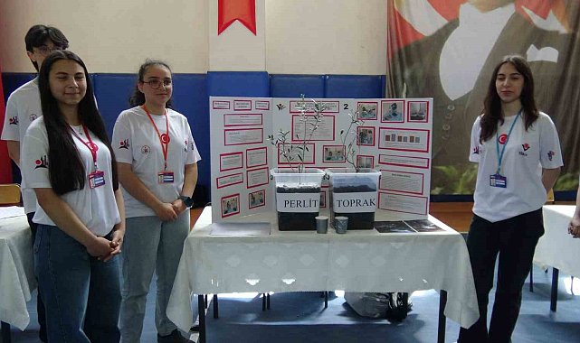 Artvin'de liseli gençler projelerini sergiledi