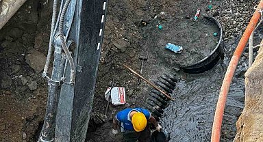 ASAT zarar gören kollektör hatlarını tamir etti