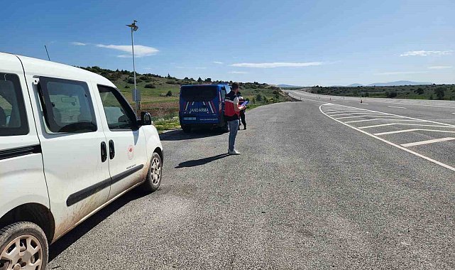 Aslanapa'da hayvan hareketlerine yönelik yol kontrolleri