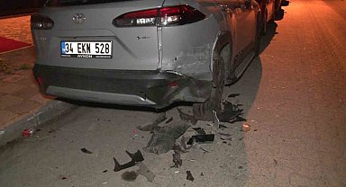 Ataşehir'de bir sürücü araçlara vura vura kaçtı