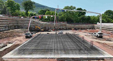 Atatürk Spor Salonu'nun temeli törenle atıldı